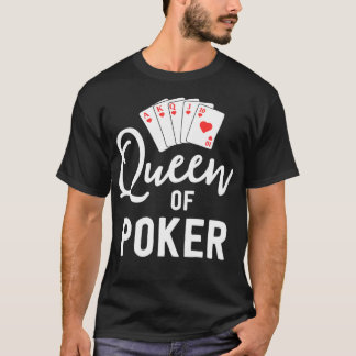 Queen Of Poker s For Women Las Vegas Casino Gifts T-Shirt
