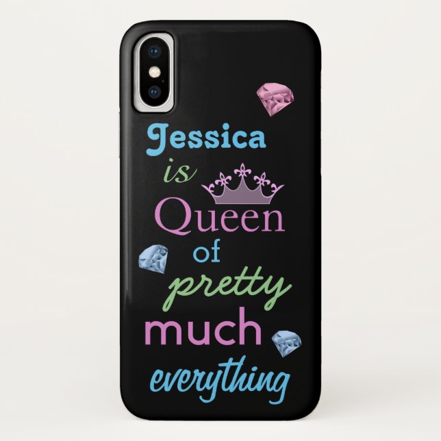 "Queen of Pretty Much Everything" Case-Mate iPhone Case (Back)