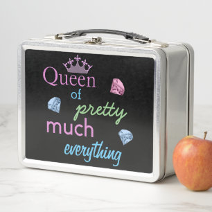 "Queen of Pretty Much Everything" Metal Lunch Box