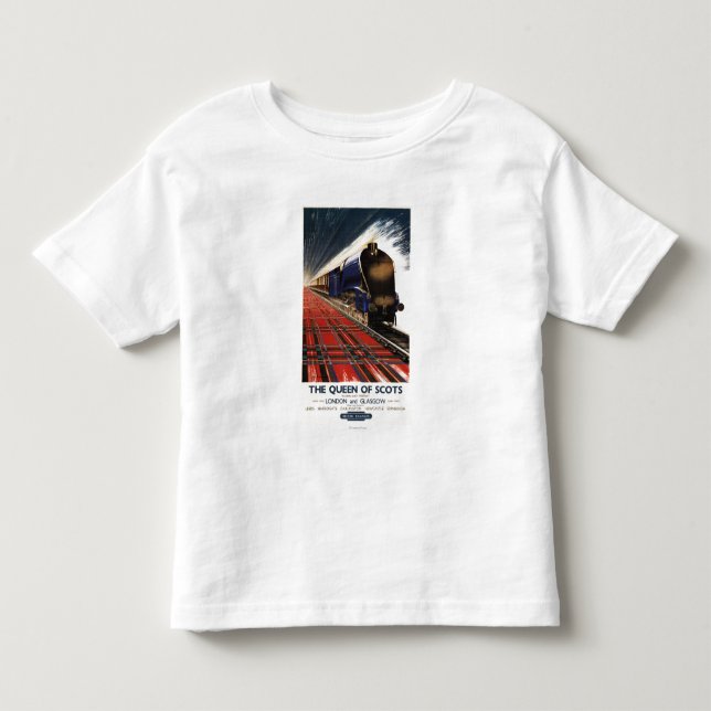 Queen of Scots Pullman Train Toddler T-shirt (Front)
