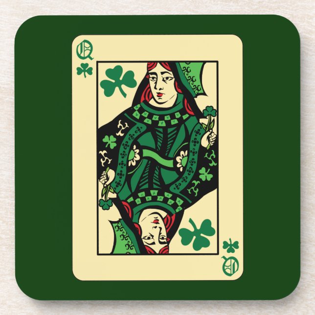 Queen Of Shamrocks Coaster (Front)