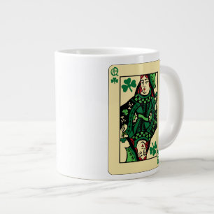 Queen Of Shamrocks Large Coffee Mug