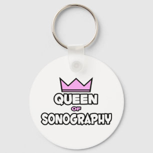 Queen of Sonography Keychain