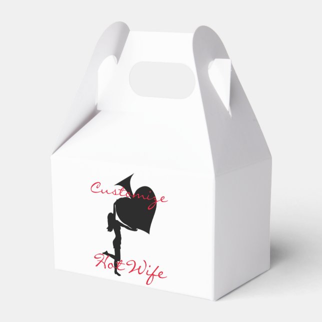 Queen of Spades Holding Black Ace Thunder_Cove Favor Box (Front Side)