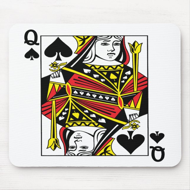 Queen of Spades Mousepad (Front)