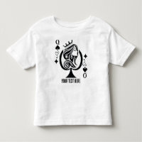Queen of Spades playing card symbol with elegant