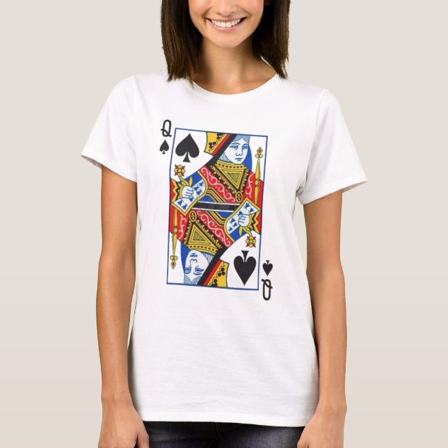 queen of spades T-Shirt (Front)