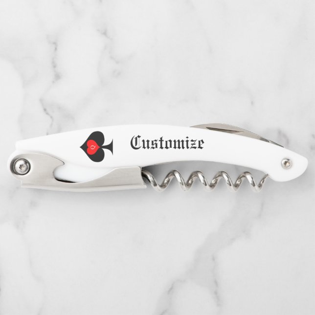 Queen of Spades Tarot Card Thunder_Cove Corkscrew (Front)