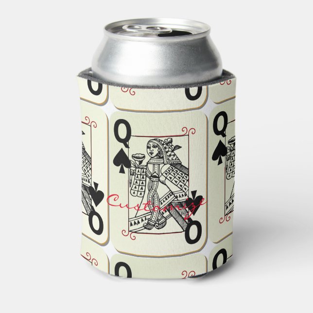 Queen of Spades Thunder_Cove Can Cooler (Can Back)