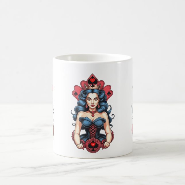 Queen of Spades Thunder_Cove Coffee Mug (Center)