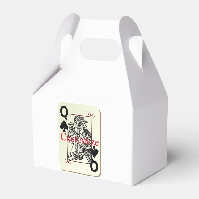 Queen of Spades Thunder_Cove Favor Box (Front Side)