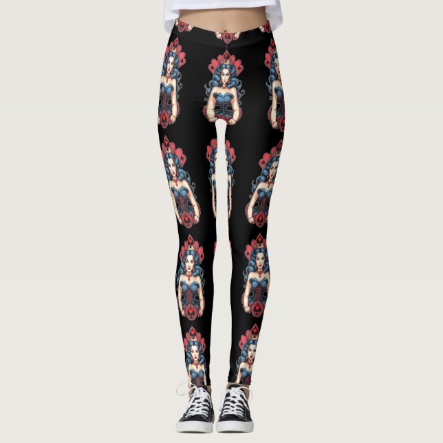 Queen of Spades Thunder_Cove Leggings (Front)