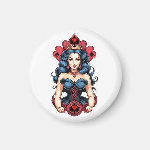 Queen of Spades Thunder_Cove Magnet