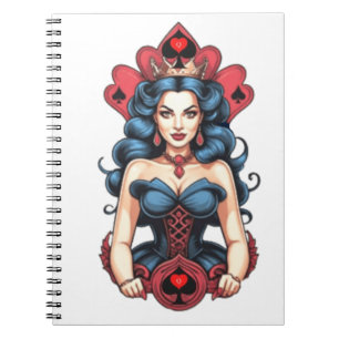 Queen of Spades Thunder_Cove Notebook