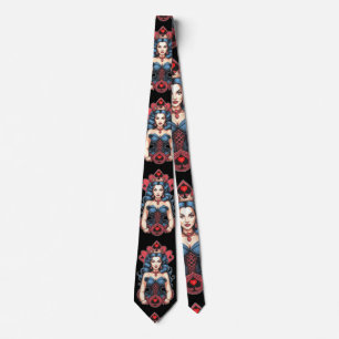 Queen of Spades Thunder_Cove Tie