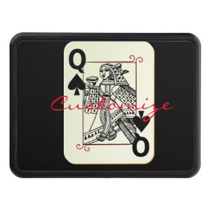 Queen of Spades Thunder_Cove Trailer Hitch Cover
