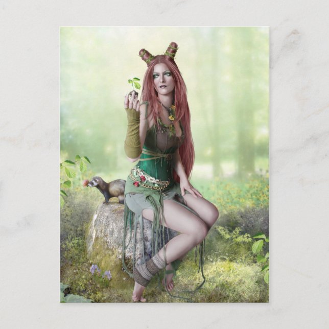 Queen of Spring Postcard (Front)