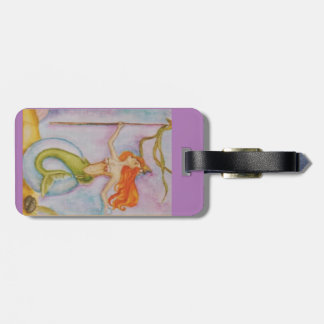 Queen of Staves, Mermaids and Sirens Tarot deck Luggage Tag