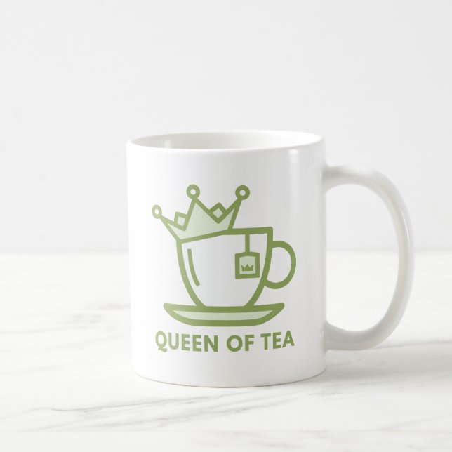 Queen Of Tea Coffee Mug (Right)