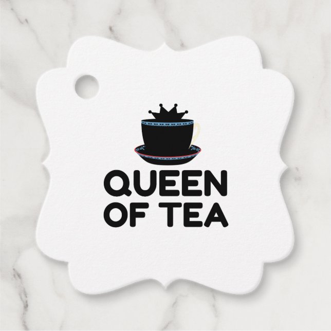 QUEEN OF TEA FAVOUR TAGS (Front)