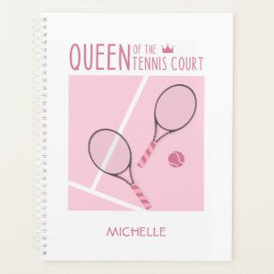 Queen Of Tennis Court Rose Girly Personnalisée