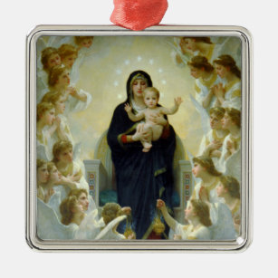 Queen of the Angels (by Bouguereau) Metal Ornament