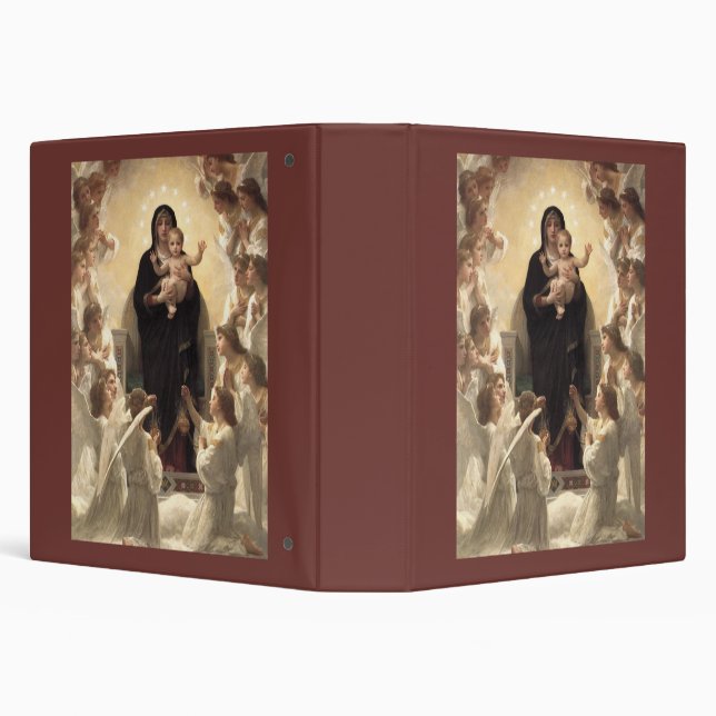 Queen of the Angels Regina Angelorum by Bouguereau Binder (Background)