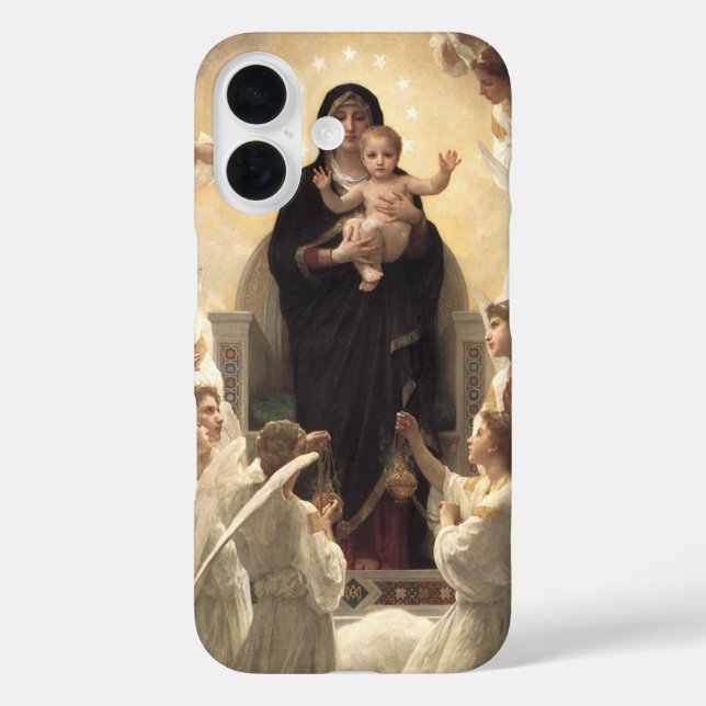 Queen of the Angels Regina Angelorum by Bouguereau Case-Mate iPhone Case (Back)
