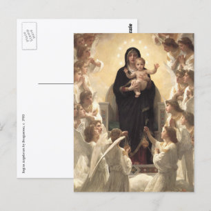 Queen of the Angels Regina Angelorum by Bouguereau Postcard