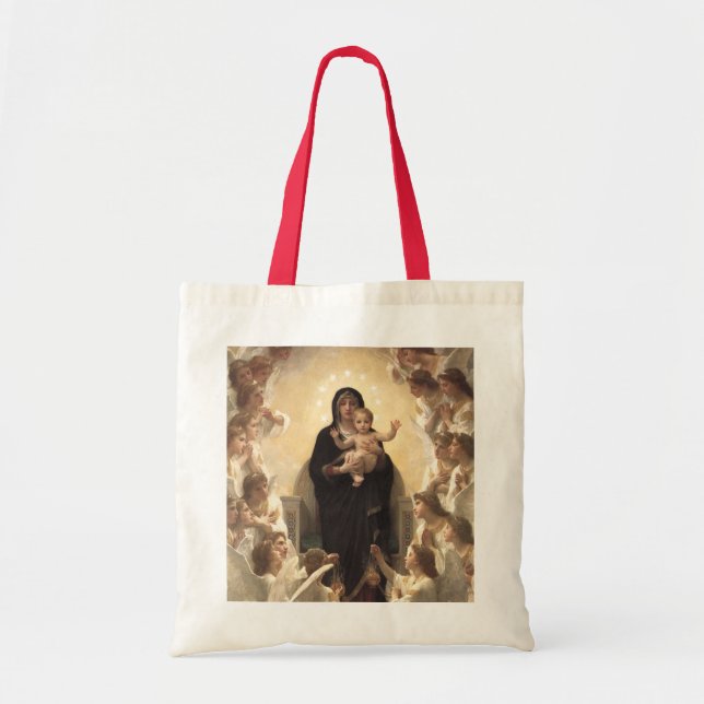 Queen of the Angels Regina Angelorum by Bouguereau Tote Bag (Front)