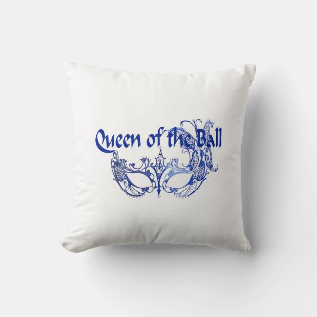 Queen of the Ball  Throw Pillow (Front)