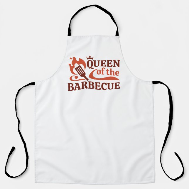 Queen Of The Barbecue Apron (Front)