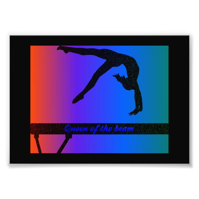 Queen of the Beam Colourful Photo Enlargement (Front)