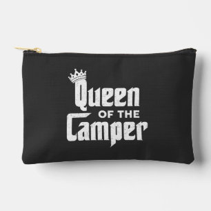 Queen Of The Camper Funny Camping Outdoor Women RV Accessory Pouch