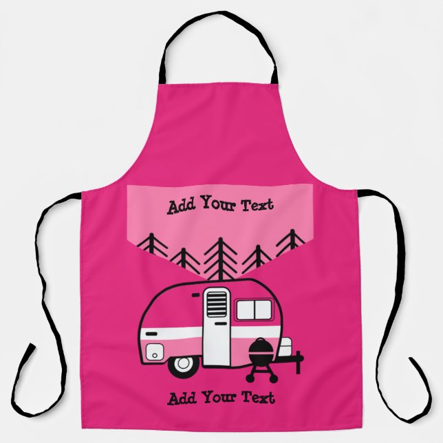 Queen of the Camper - Funny Camping RV    Apron (Front)