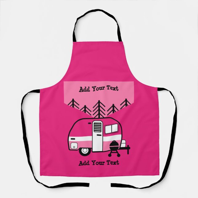Queen of the Camper - Funny Camping RV    Apron (Front)