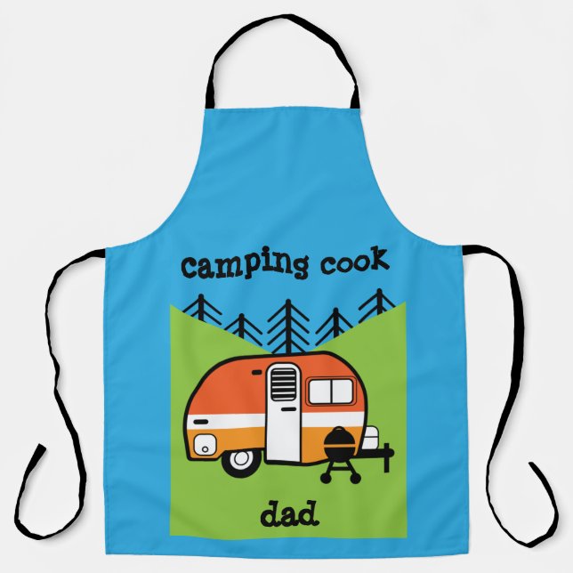 Queen of the Camper - Funny Camping RV Caravan Doo Apron (Front)