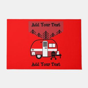 Queen of the Camper - Funny Camping RV  Doormat