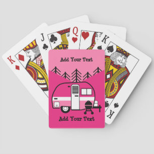 Queen of the Camper - Funny Camping RV  Playing Cards