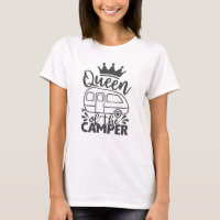 Queen Of The Camper Funny Quote Camping Saying