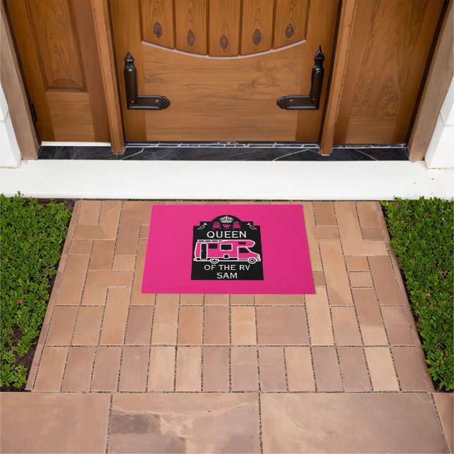 Queen Of The Camper RV Doormat (Outdoor)