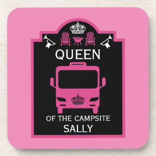 Queen Of The Campsite Coaster