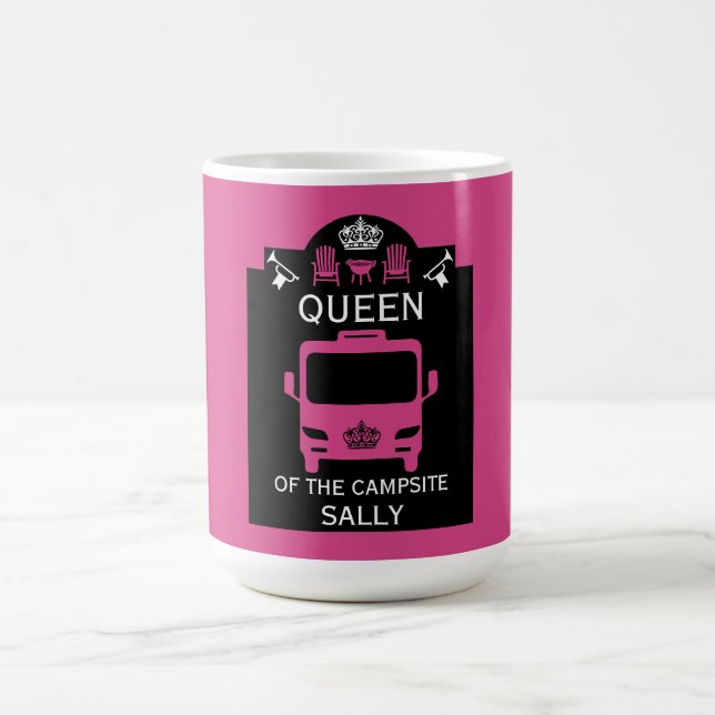 Queen Of The Campsite Coffee Mug (Center)