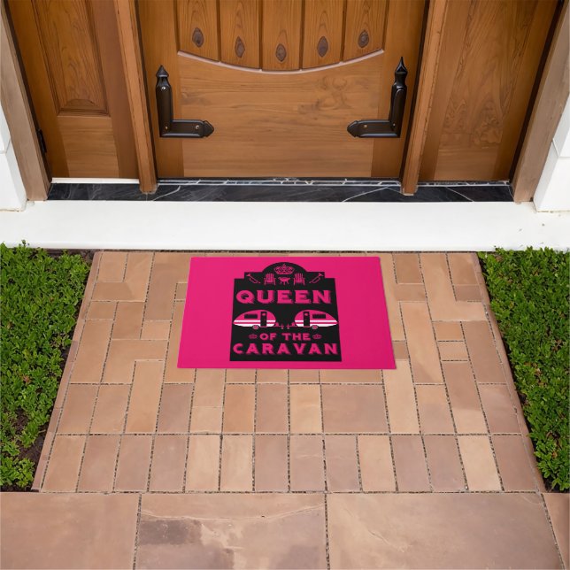 Queen of the Caravan Doormat (Outdoor)