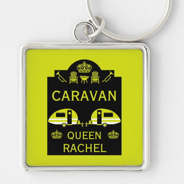 Queen of the Caravan Keychain (Front)