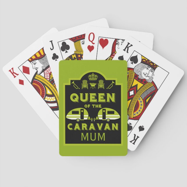 Queen of the Caravan Playing Cards (Back)