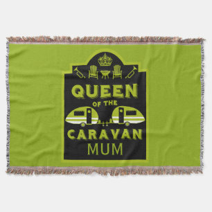 Queen of the Caravan Throw Blanket