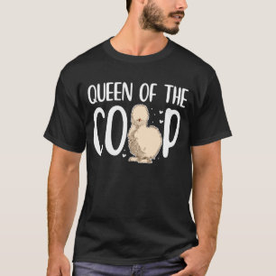 Queen of The Coop Silkie Chicken Long Sleeve T-Shirt