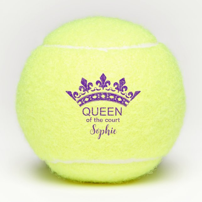 Queen of the Court Tennis Balls (Front)