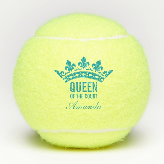 Queen of the Court Tennis Balls (Front)